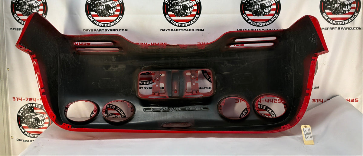 2002 Chevy C5 Corvette Convertible Rear Bumper Cover Red OEM