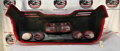 2002 Chevy C5 Corvette Convertible Rear Bumper Cover Red OEM