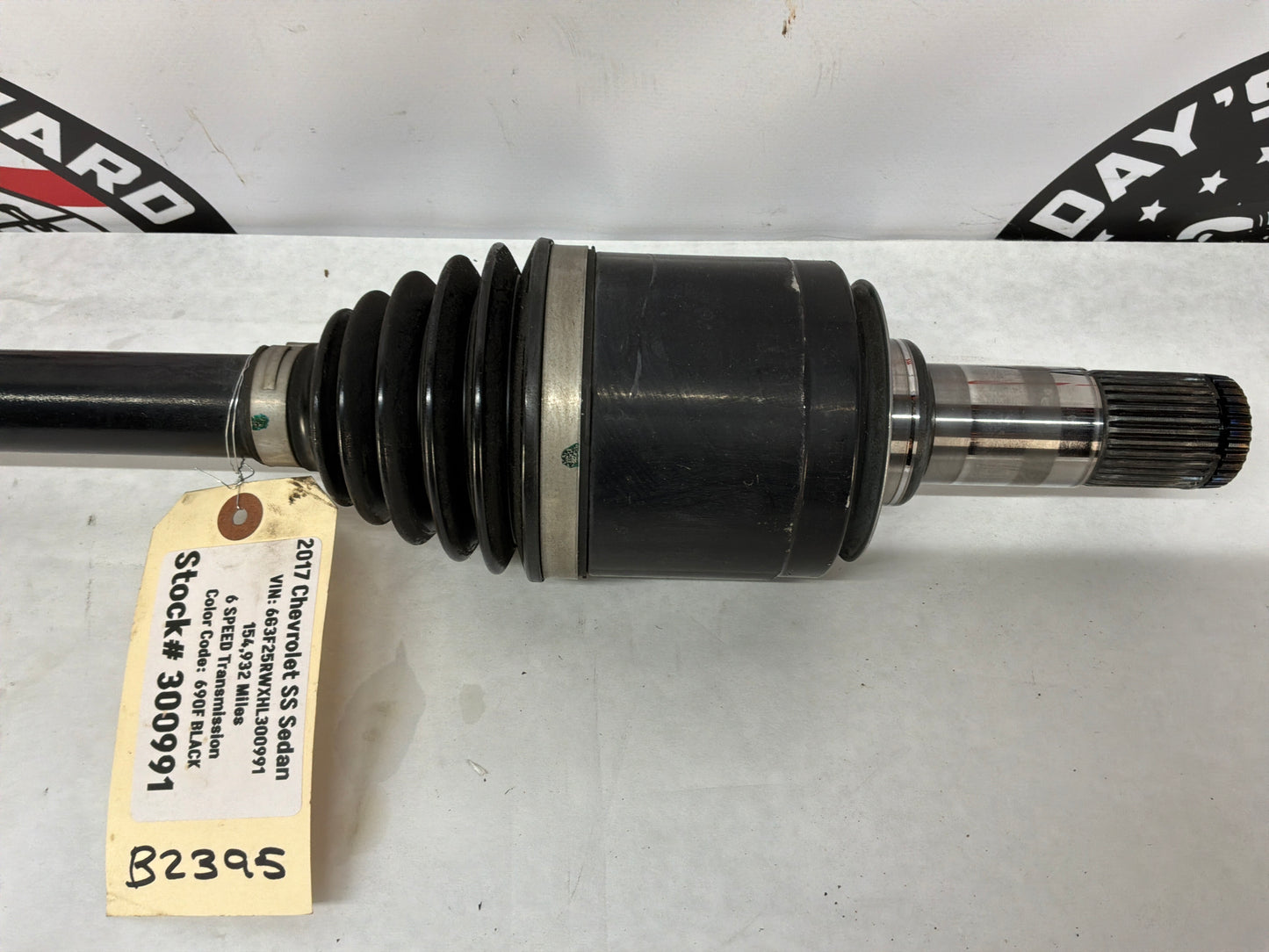 2017 Chevy SS Sedan LH Driver Rear CV Axle Half Shaft OEM