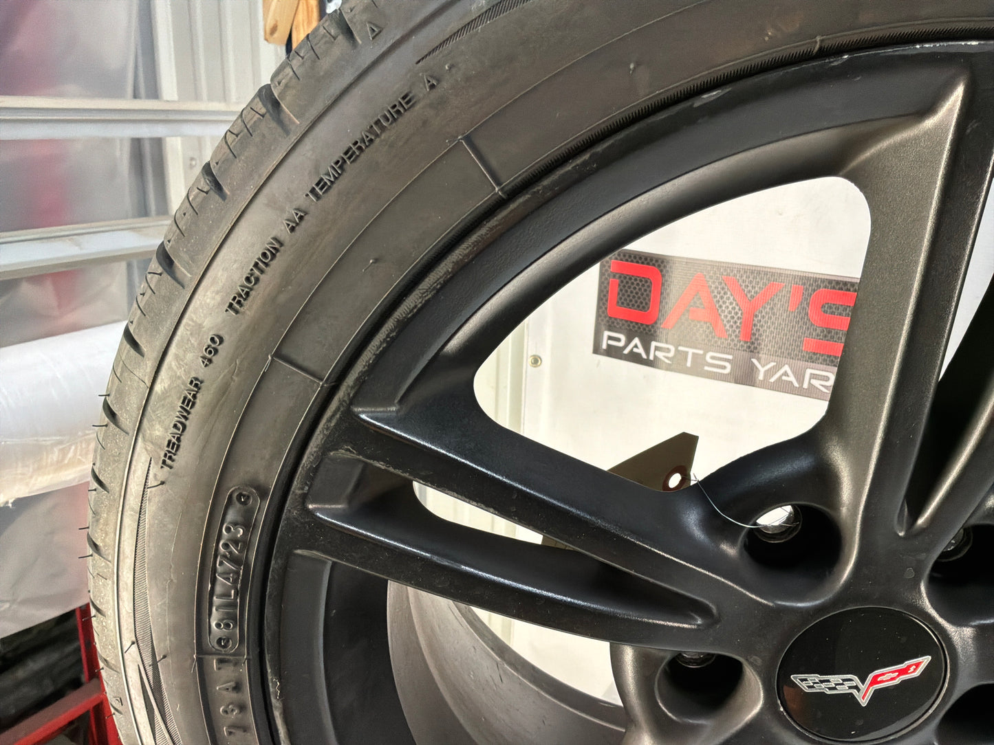 Chevy C6 Corvette Wheels and Tires 17x8.5 18x9.5 OEM