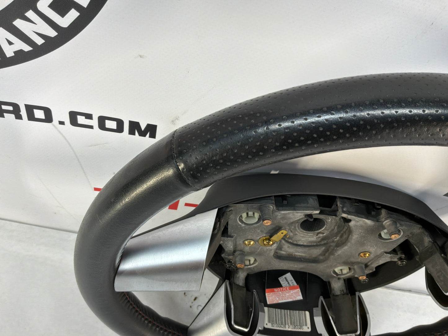 2005 Pontiac GTO Steering Wheel Red Stitching OEM
