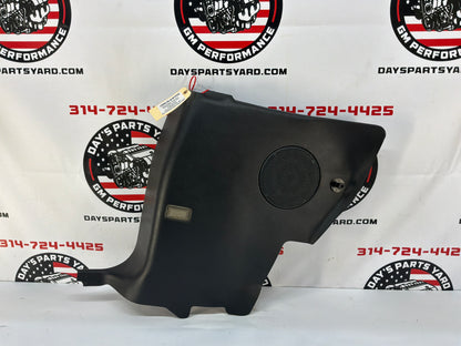 2002 Chevy Camaro Z28 RH Passenger Rear Interior Quarter Trim Panel Black Ebony OEM