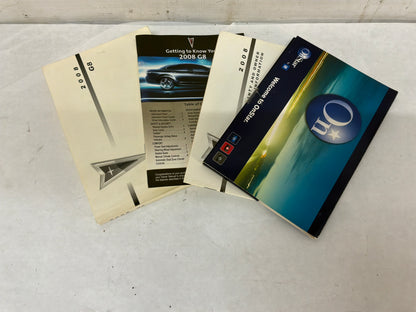 2008 Pontiac G8 GT Owners Manual OEM
