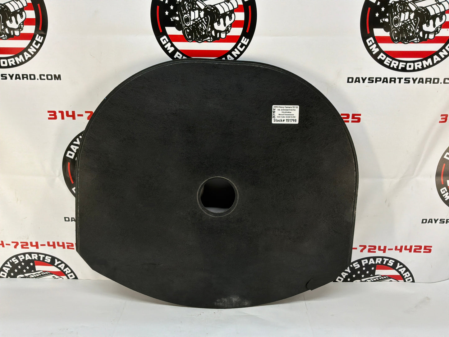 2015 Chevy Camaro SS 1LE Hard Spare Tire Compartment Trunk Battery Stowage Cover OEM