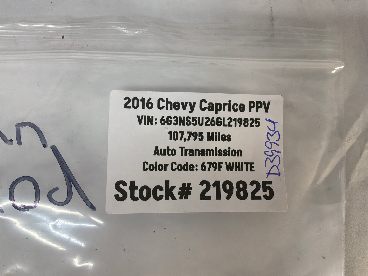 2016 Chevy Caprice PPV Radiator Cooling Fan Motor Module OEM