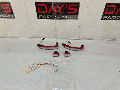 2015 Chevy SS Sedan Front & Rear RH Passenger Exterior Door Handle Red  OEM