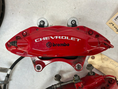 2013 Chevy Camaro 1LE Brembo Brake Calipers & Rotors Front and Rear OEM