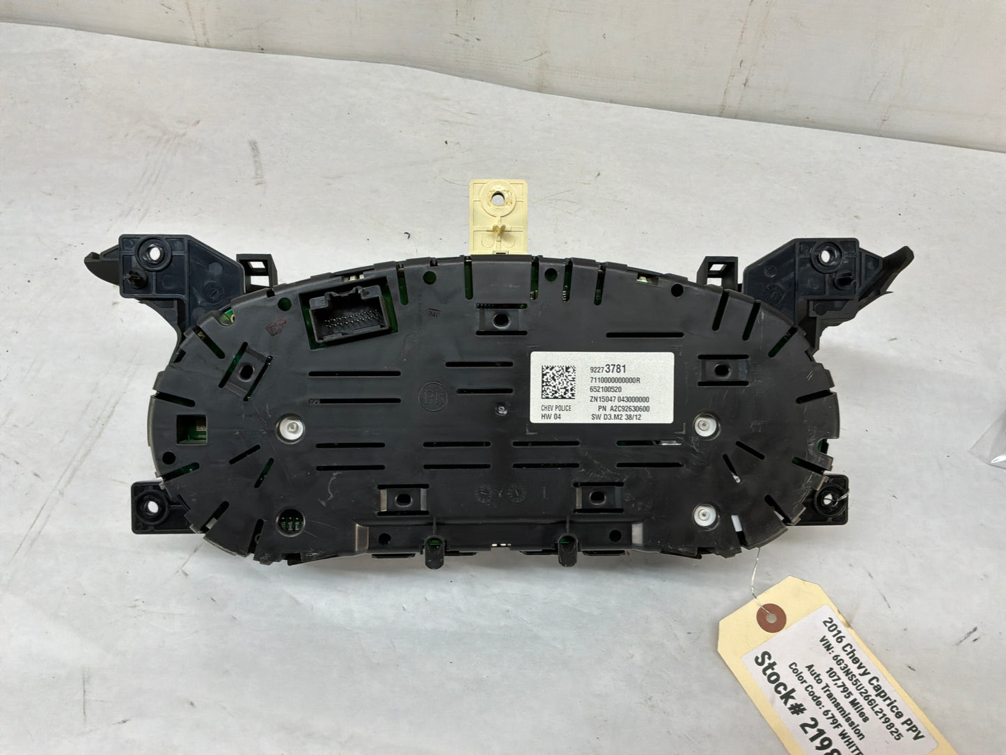 2016 Chevy Caprice PPV Gauge Cluster Speedometer Instrument Panel OEM