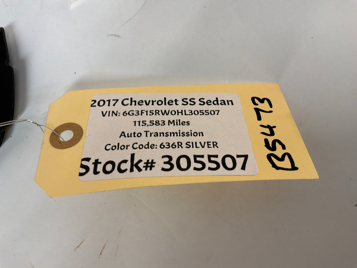 2017 Chevy SS Sedan RH & LH Center Console Side Trim Extension Panel Moldings OEM