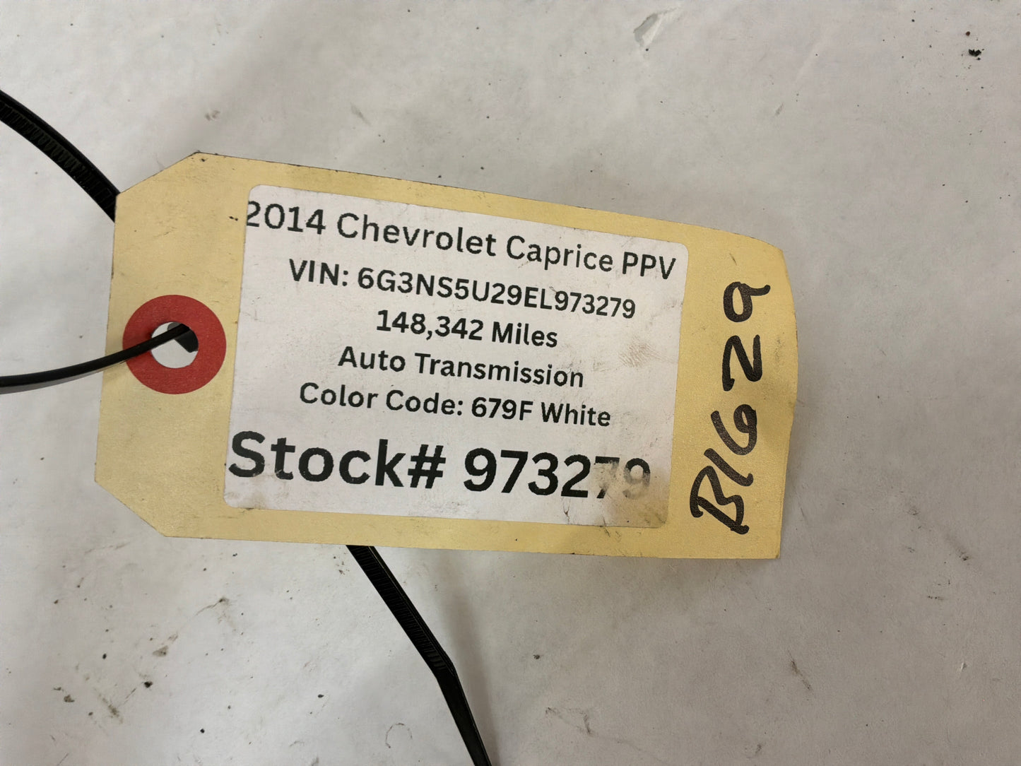 2014 Chevy Caprice PPV AC Air Conditioner Line Hose Tube OEM