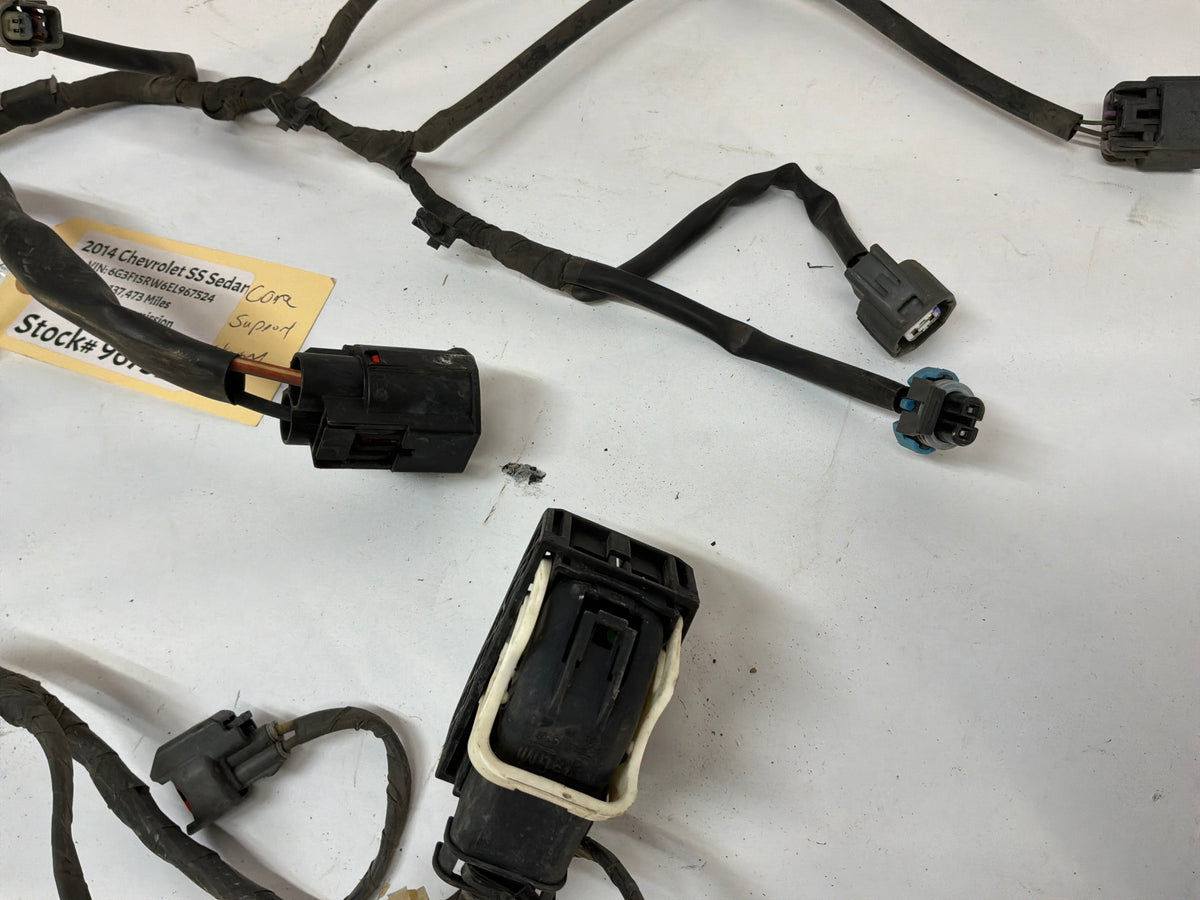 2014 Chevy SS Sedan Radiator Core Support Head Light Lamp Wiring Wire Harness OEM