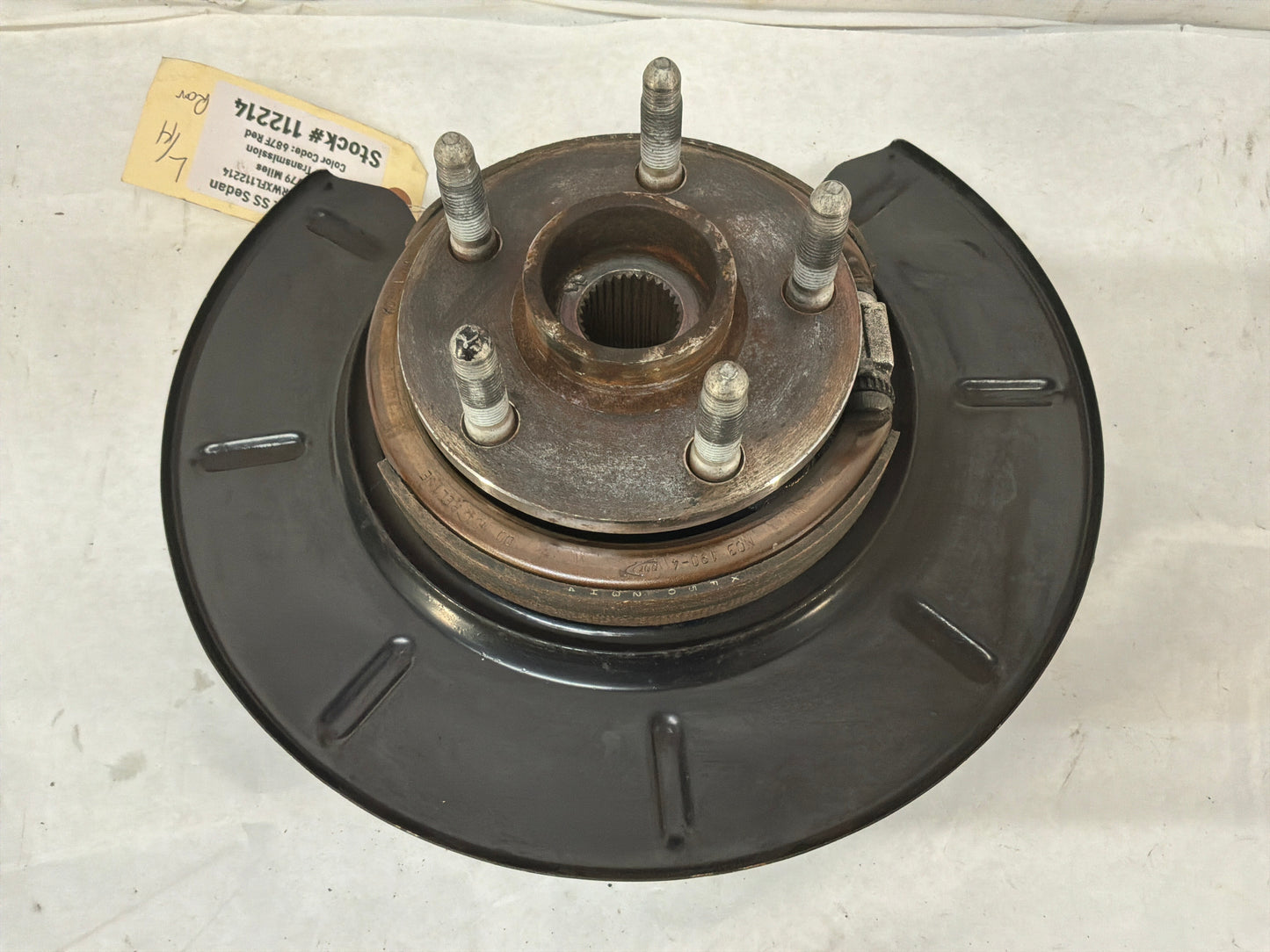 2015 Chevy SS Sedan LH Driver Rear Suspension Spindle Knuckle Hub Assembly OEM