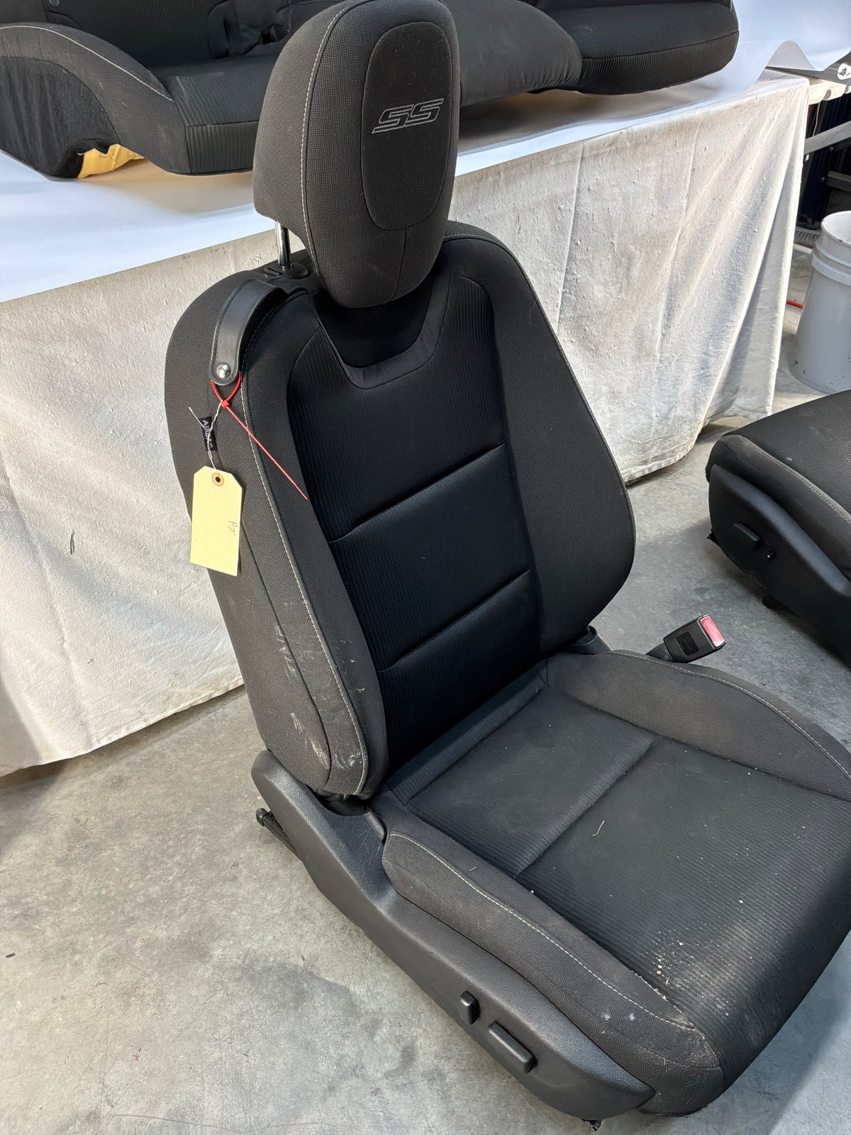2015 Chevy Camaro SS 1LE Seats Fronts and Rear Black Cloth OEM