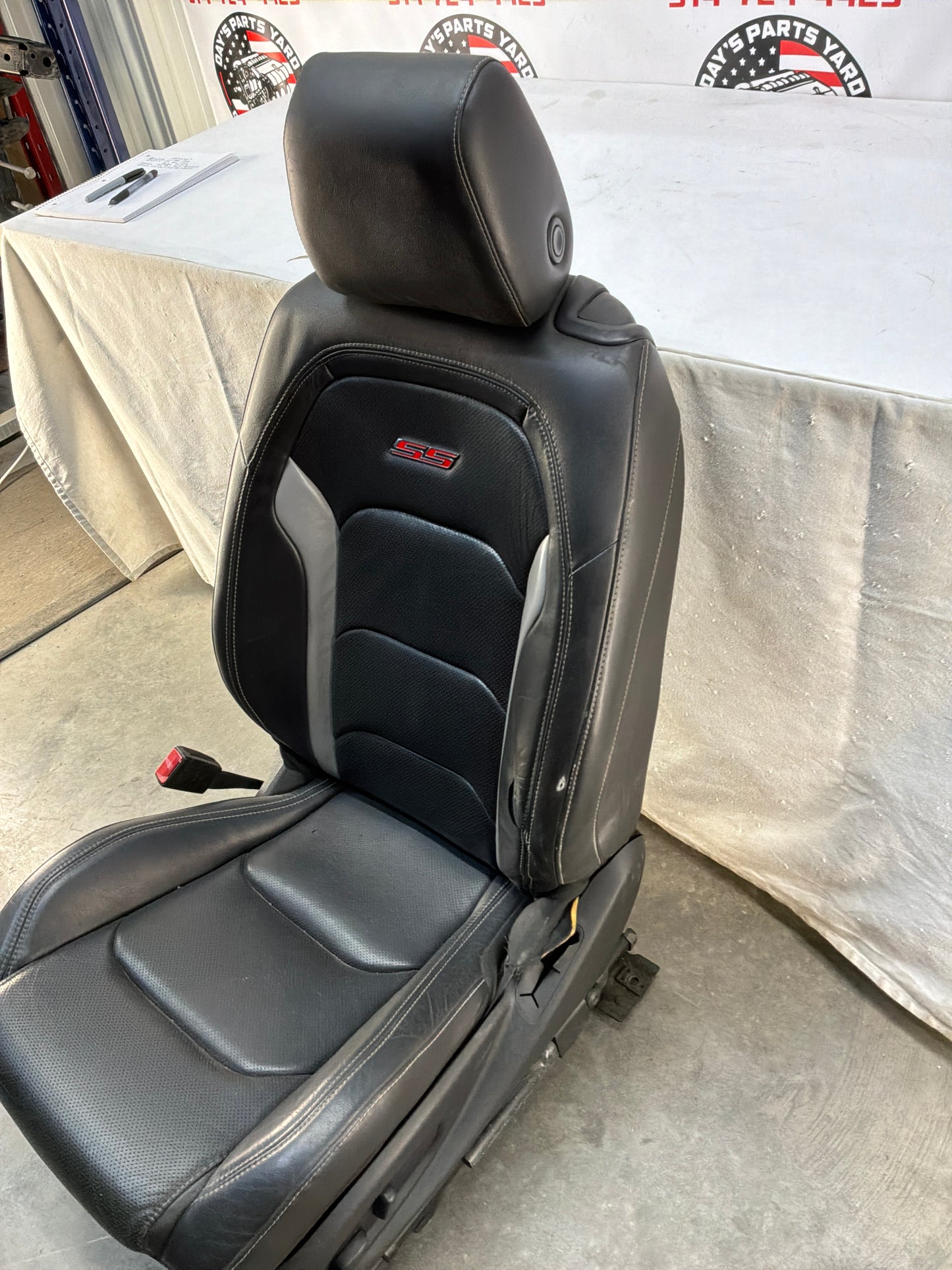 2019 Chevy Camaro SS LH Driver Front Leather Seat OEM