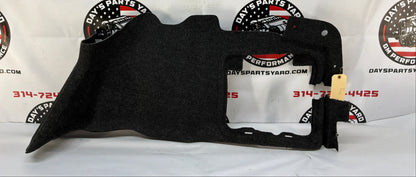 2009 Cadillac CTS-V RH Passenger Interior Quarter Trunk Carpet Felt Liner Trim Panels OEM
