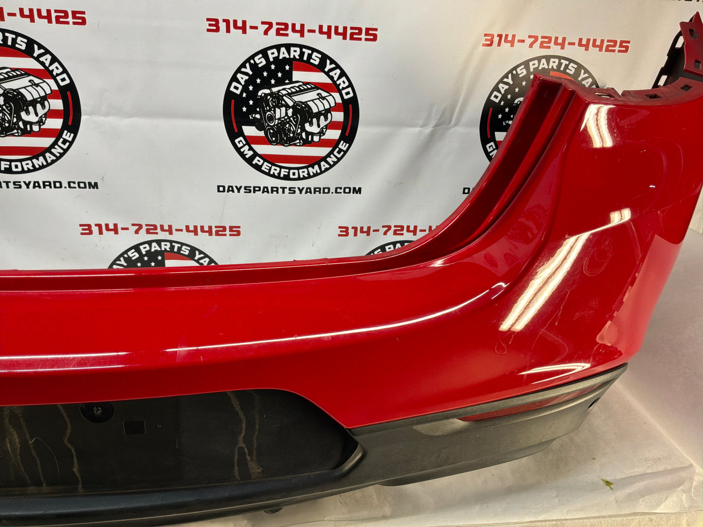 2014 Chevy SS Sedan Rear Bumper Cover Red OEM