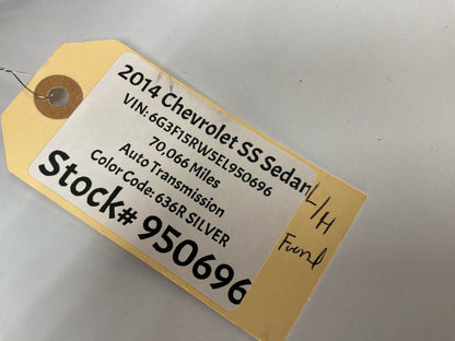 2014 Chevy SS Sedan LH Driver Front Interior Door Panel Trim OEM