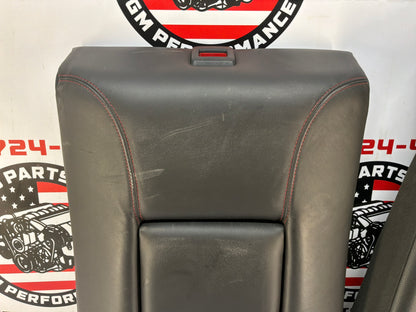 2017 Chevy SS Sedan Rear Seats Black Leather Alcantara Suede OEM