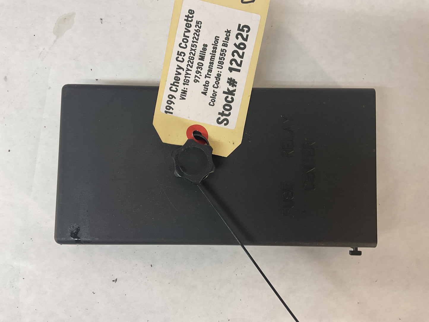 1999 Chevy C5 Corvette Fuse Block Identify Cover OEM