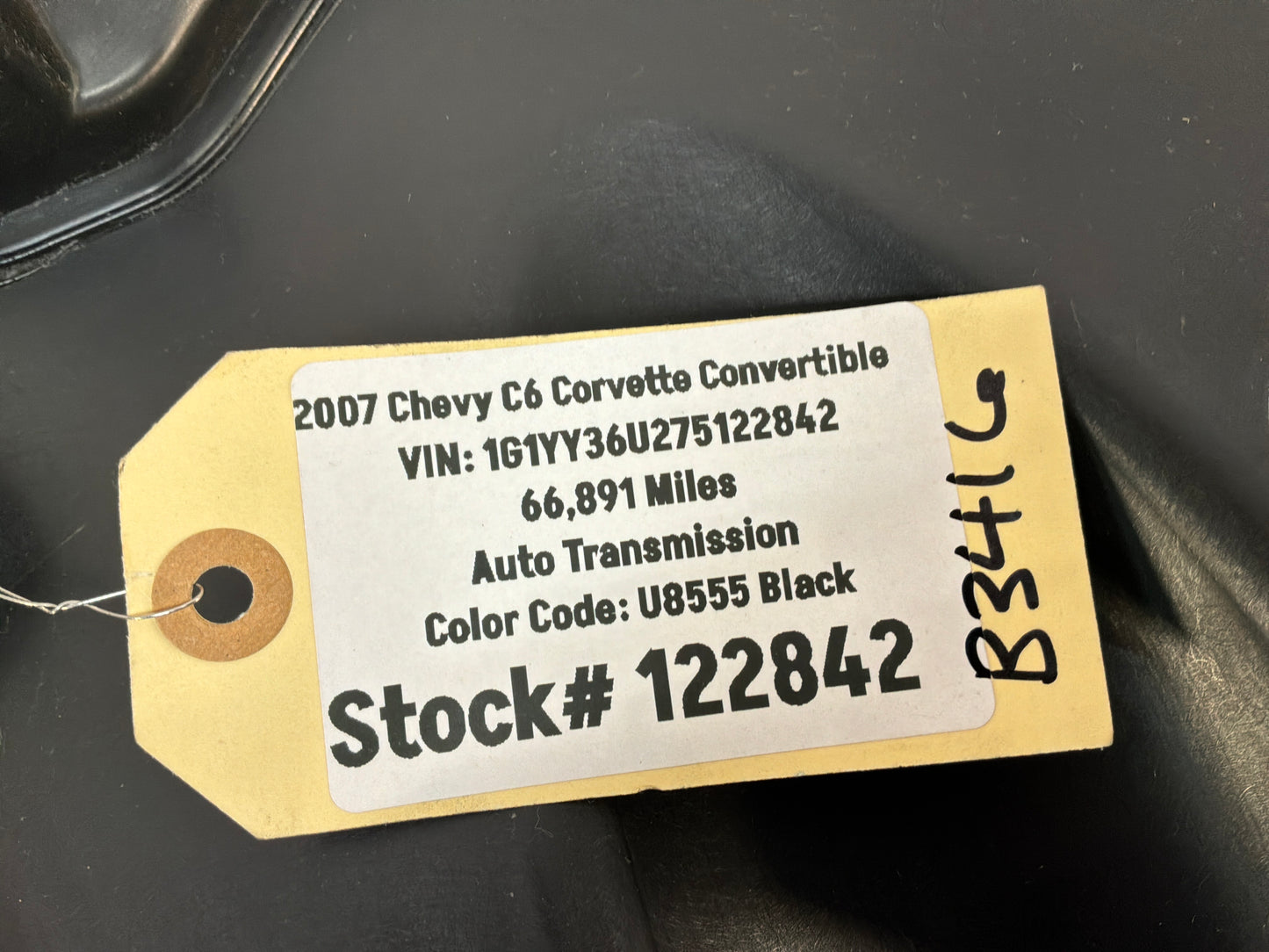 2007 Chevy C6 Corvette Convertible LH Driver Under Dash Hush Panel Trim OEM
