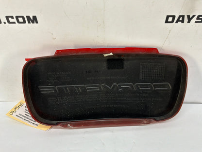 2002 Chevy C5 Corvette Convertible Front License Plate Cover OEM Red