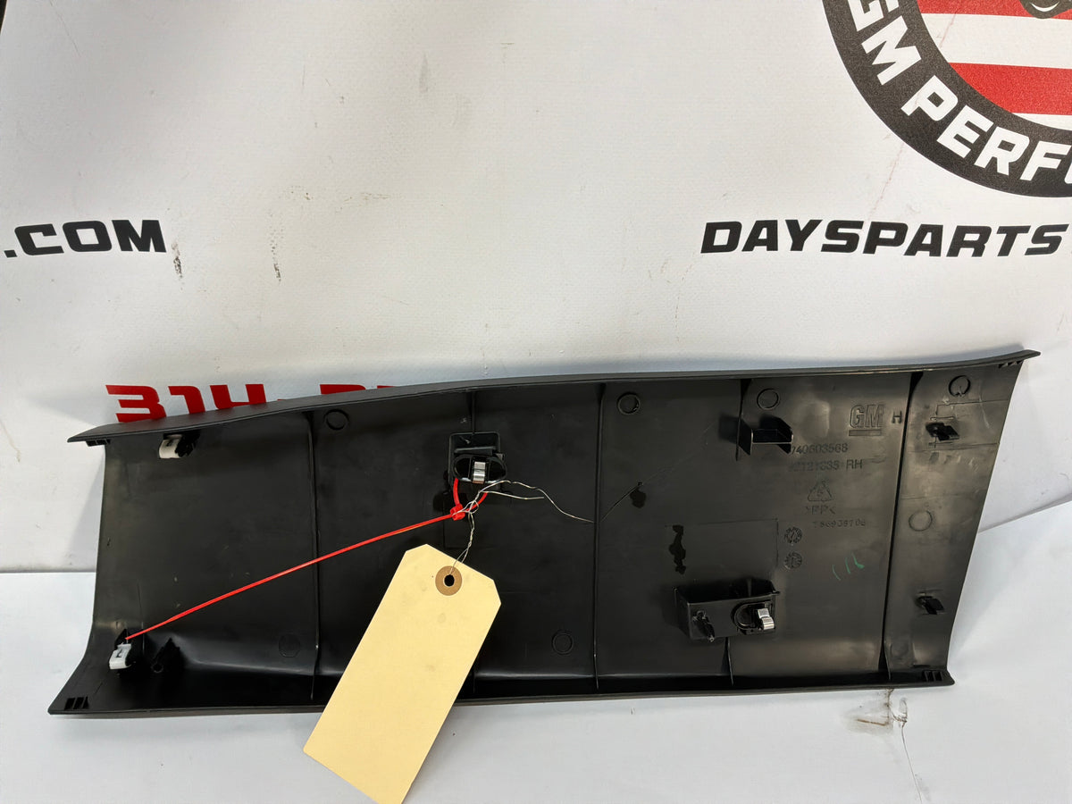 2014 Chevy SS Sedan RH Passenger Interior B Pillar Trim Molding Cover Panel OEM