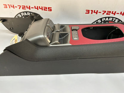 2013 Chevy Camaro ZL1 Center Console Arm Rest w/ Auxiliary Gauges OEM