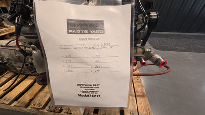 6.0L L76 LS2 Engine 6L80 Automatic Transmission Drivetrain Pullout