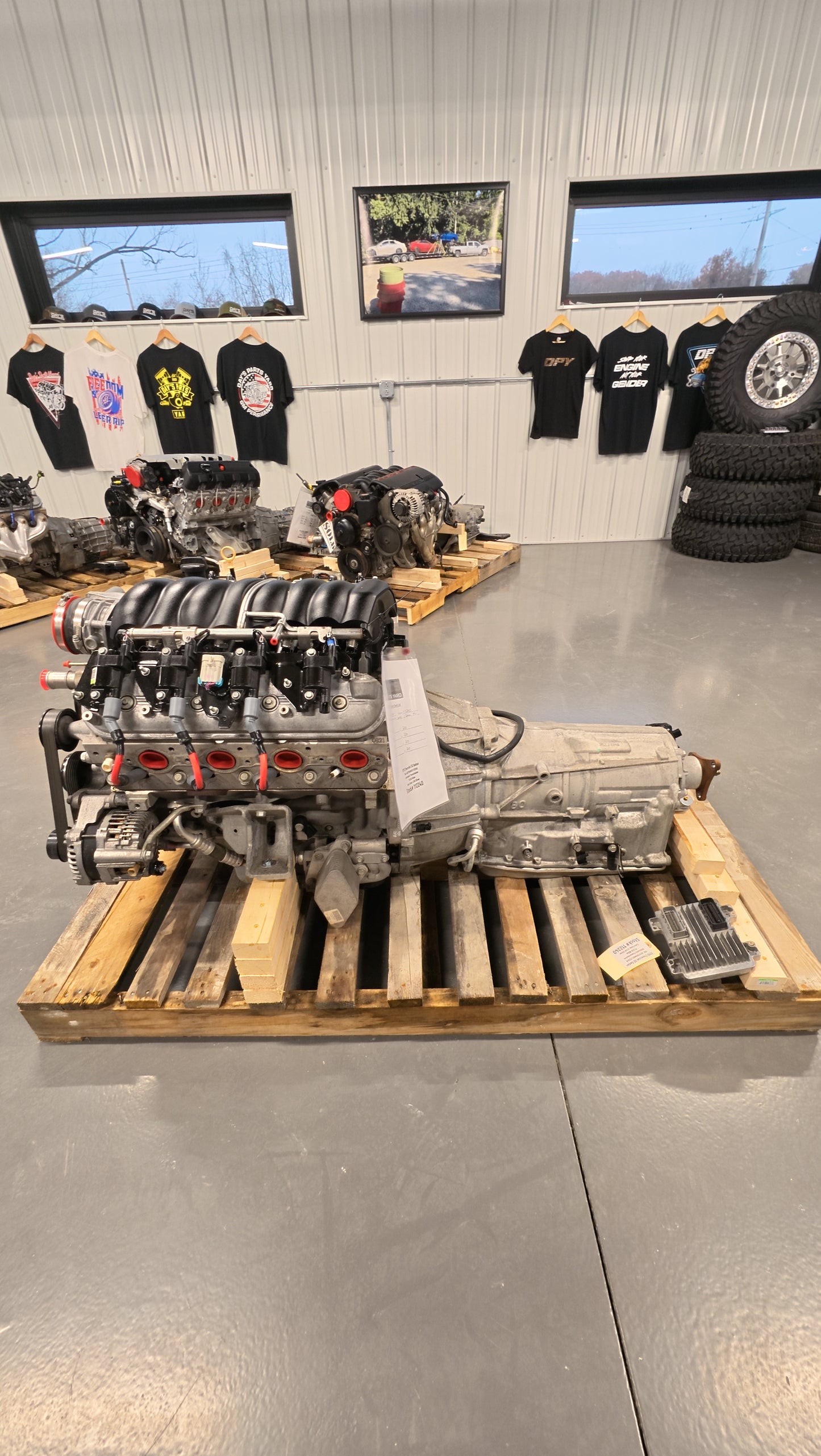 6.2L LS3 Engine 6L80 Automatic Transmission Drivetrain Pullout 415HP