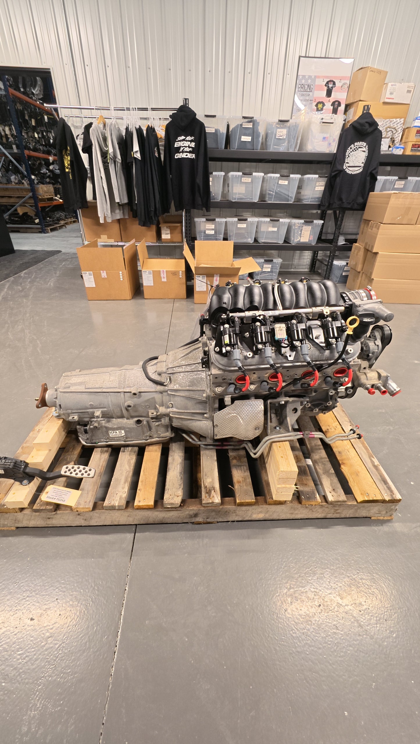 6.2L LS3 Engine 6L80 Automatic Transmission Drivetrain Pullout 415HP