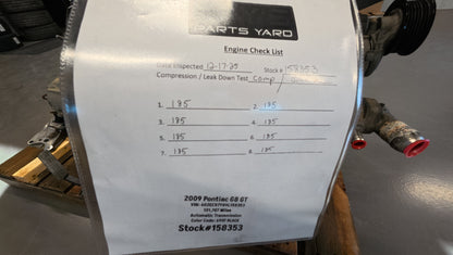 6.0L L76 LS2 Engine 6L80 Automatic Transmission Drivetrain Pullout