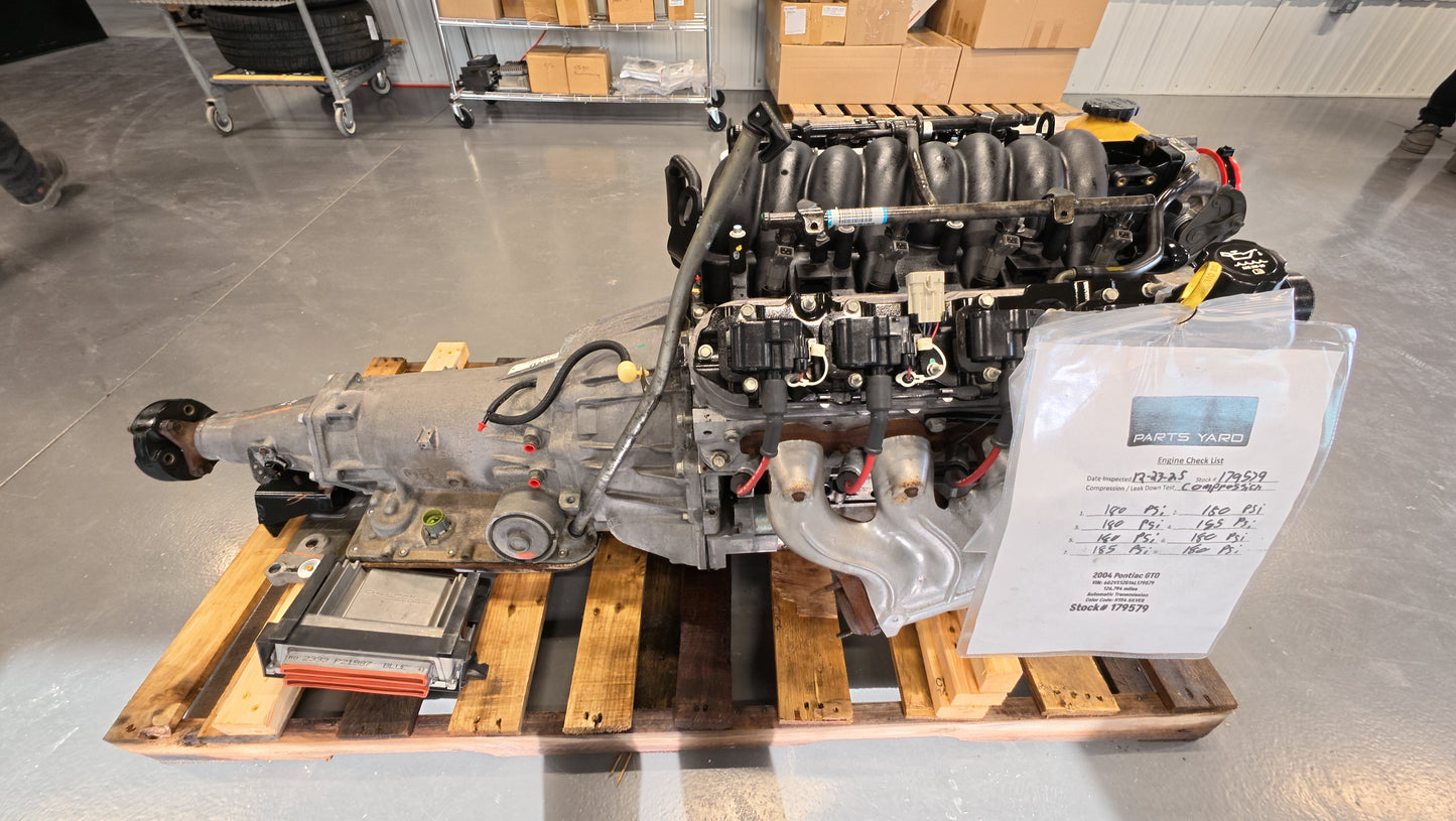 5.7 LS1 Engine 4L60 Automatic Transmission Drivetrain Pullout 126k