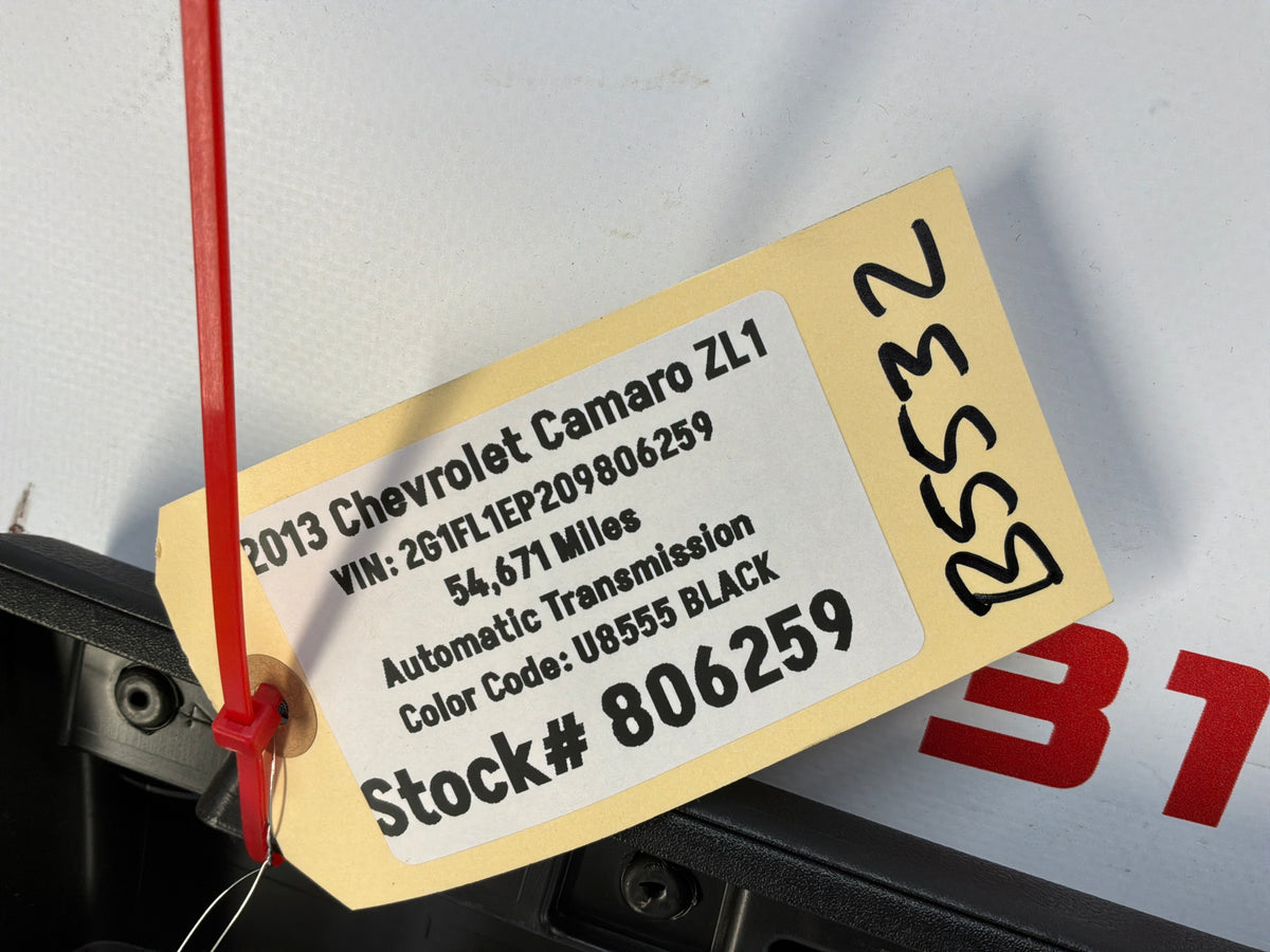 2013 Chevy Camaro ZL1 RH Passenger Carbon Flash Front Interior Door Panel Trim OEM