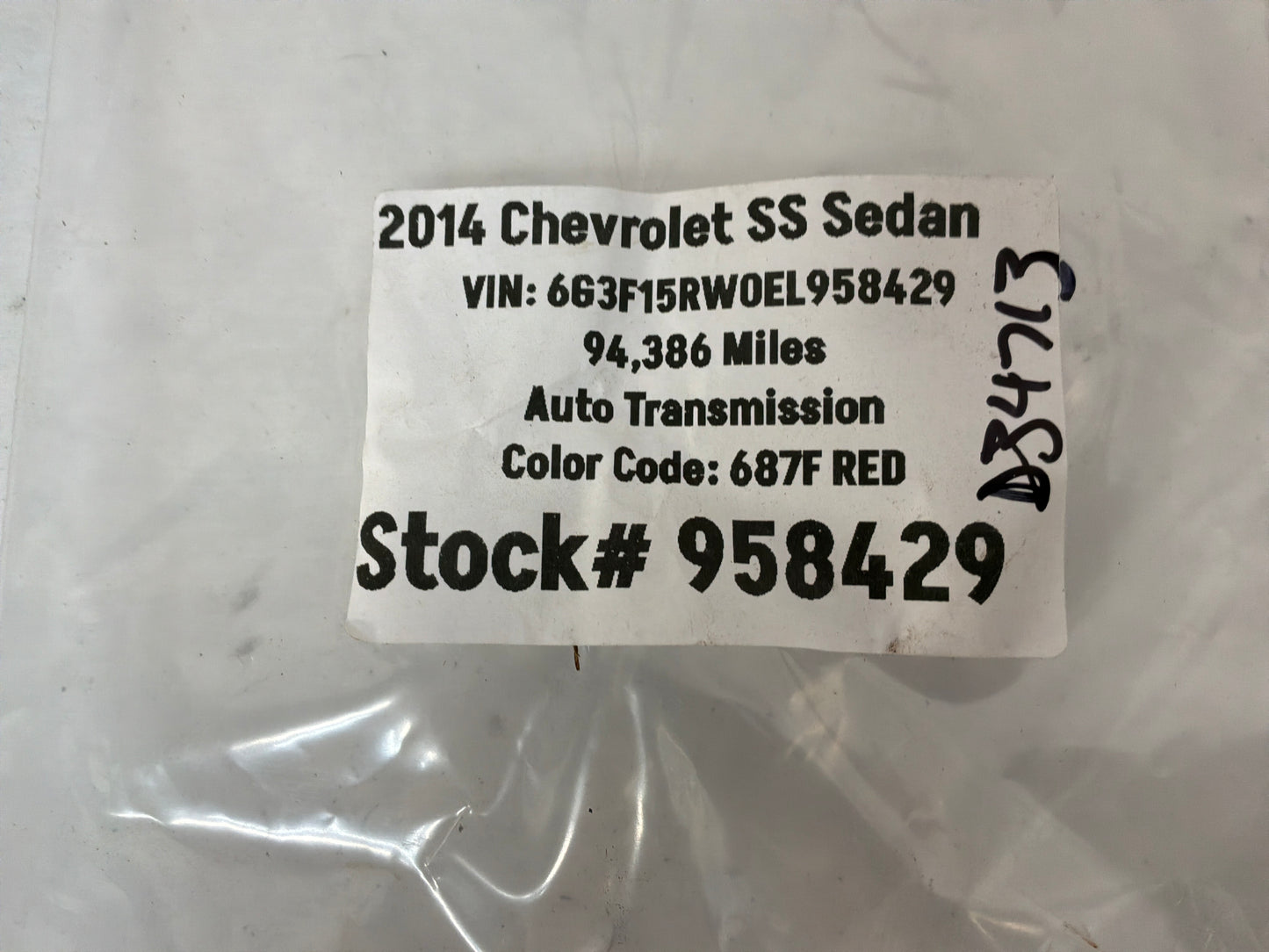 Front cradle bolts - Day's Parts Yard