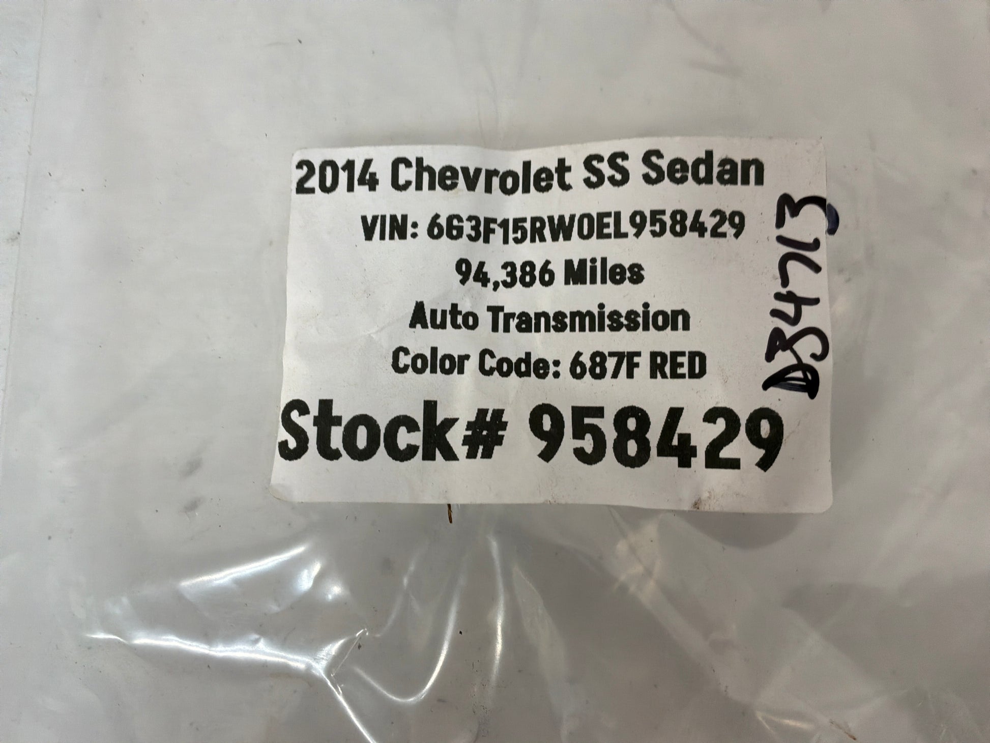 Front cradle bolts - Day's Parts Yard