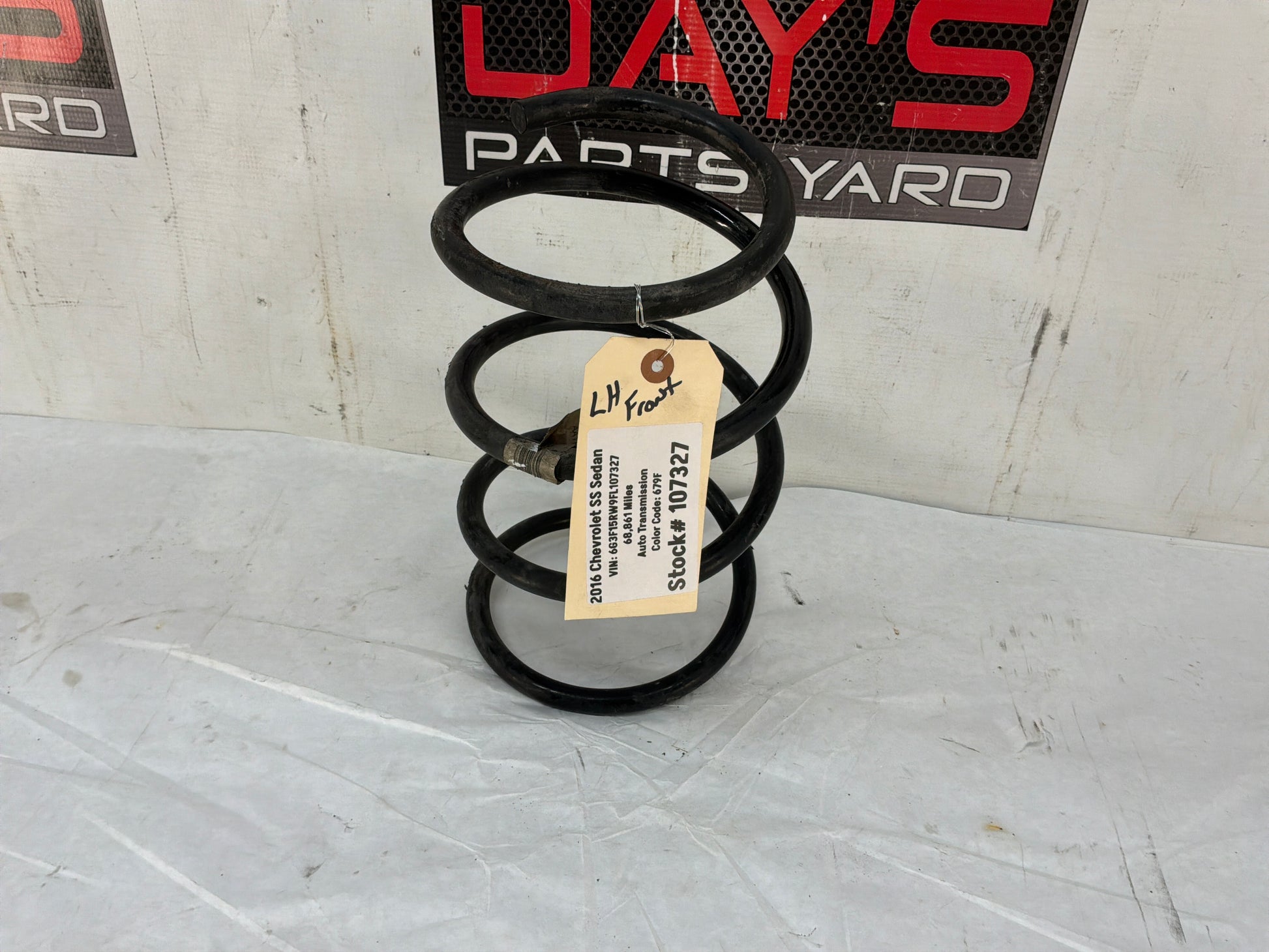 Lh front spring - Day's Parts Yard