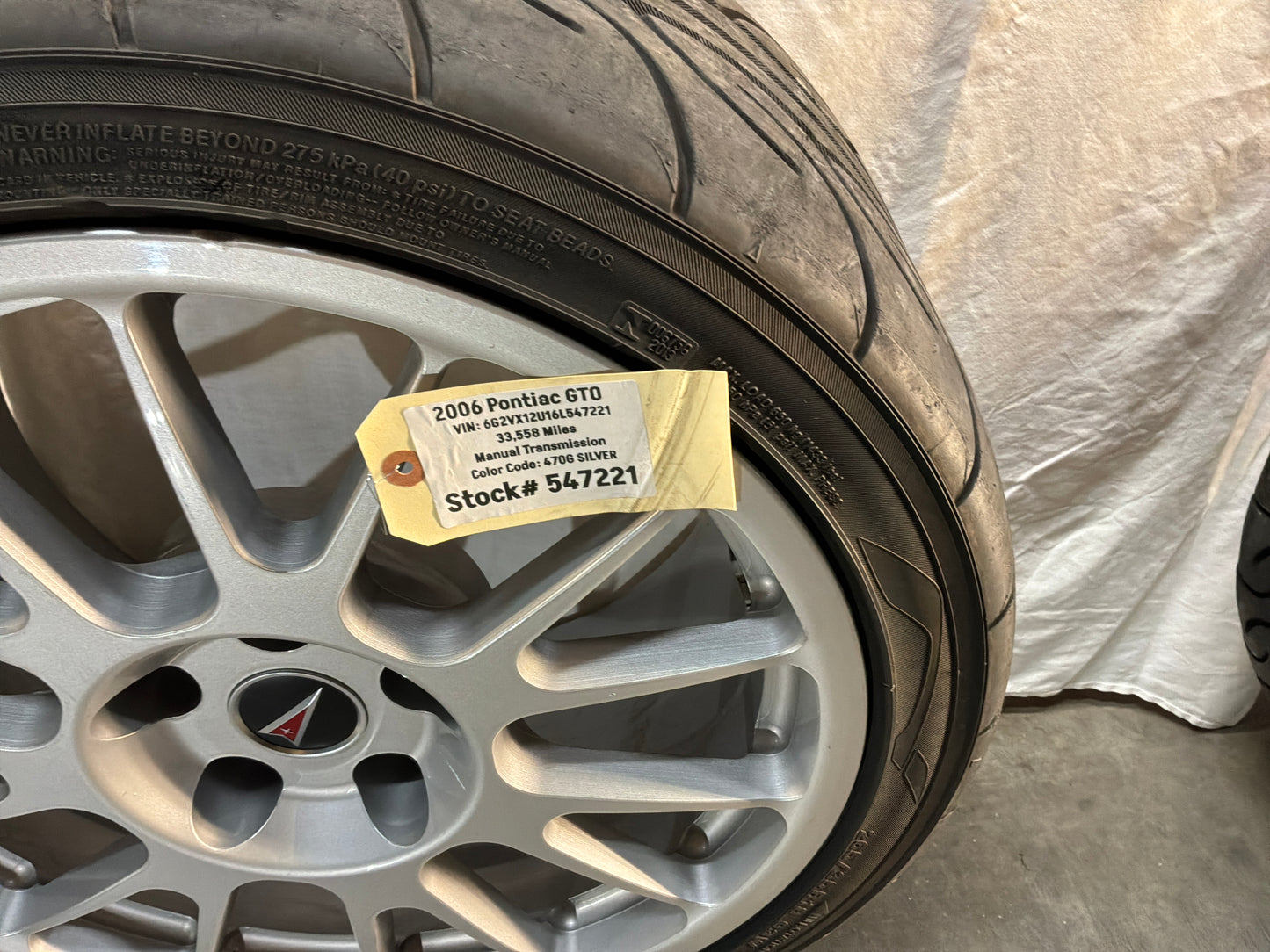 Wheel and tires - Day's Parts Yard