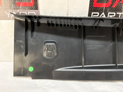 2011 Cadillac CTS-V Coupe Rear Trunk Cargo Compartment Sill Plate Panel OEM