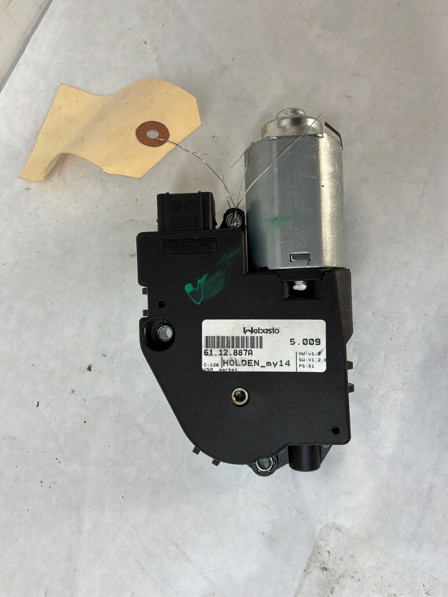 2015 Chevy SS Sedan Window Regulator Motor OEM - Day's Parts Yard