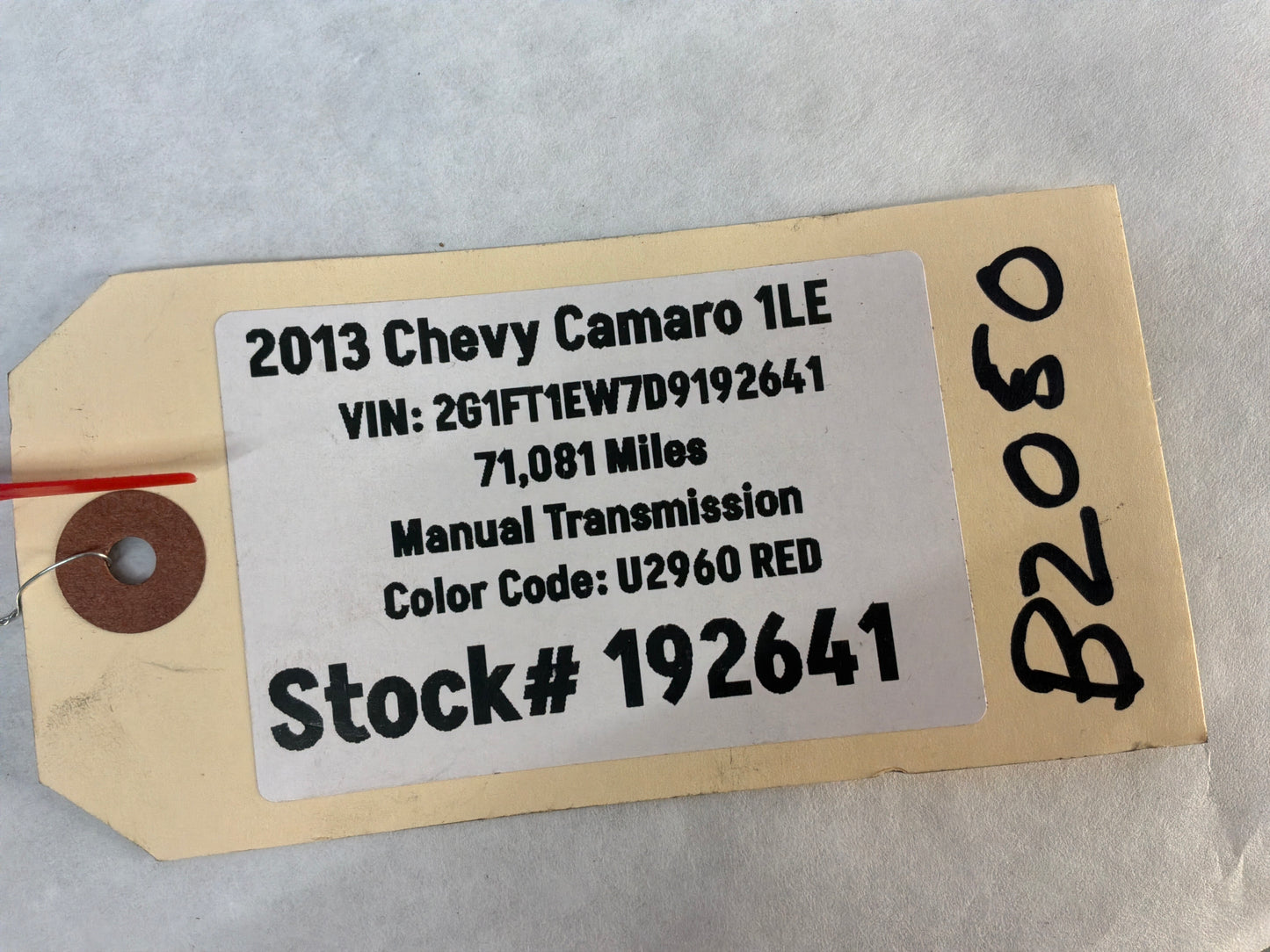 2013 Chevy Camaro 1LE RH Passenger Rear Interior Quarter Window Trim Cover Panel OEM
