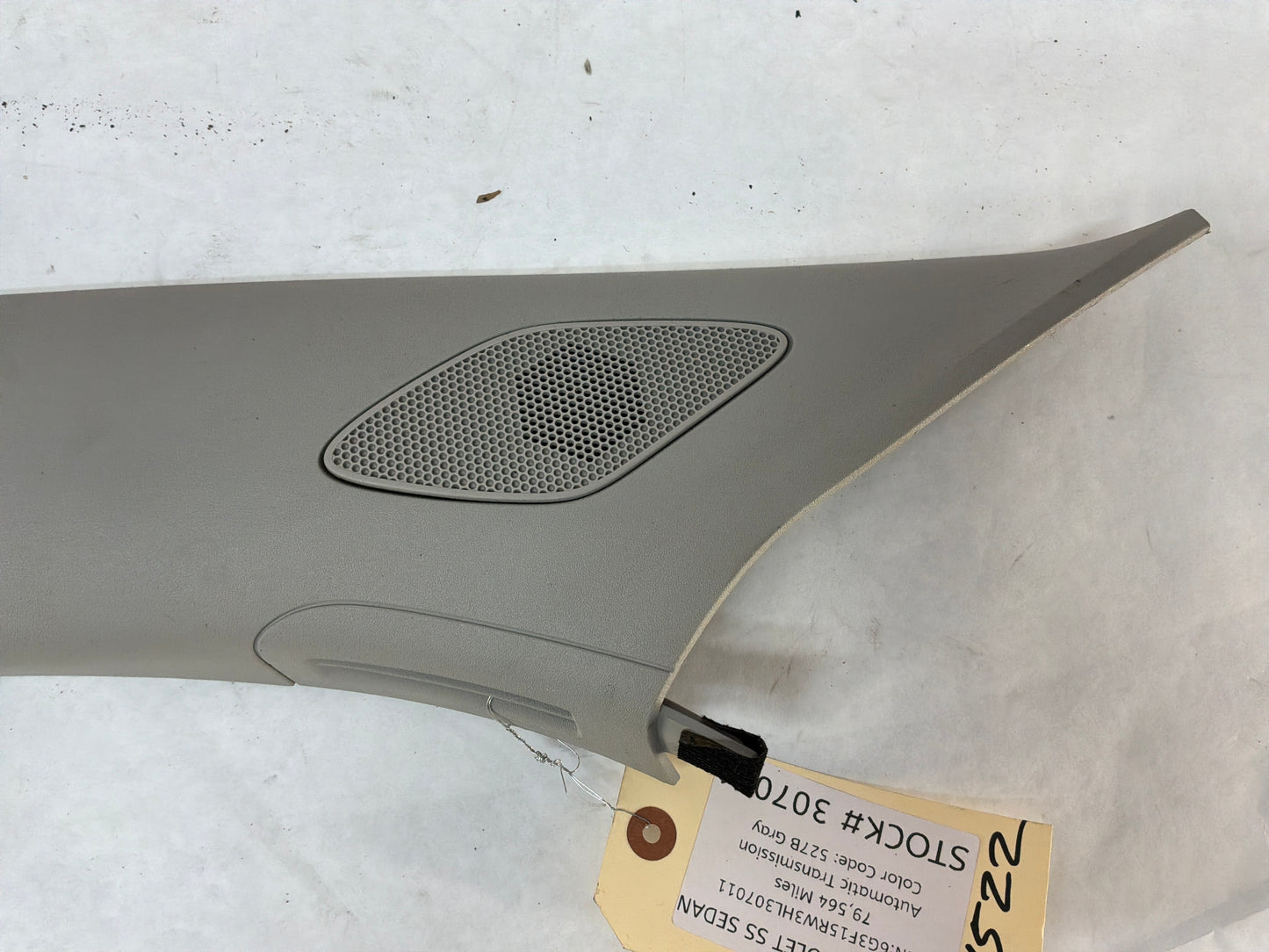 2017 Chevy SS Sedan RH & LH Interior A Pillar Windshield Trim Panel Moldings OEM