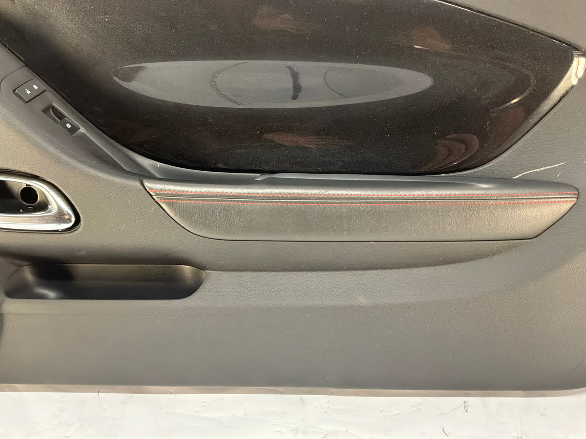 2013 Chevy Camaro ZL1 RH Passenger Carbon Flash Front Interior Door Panel Trim OEM