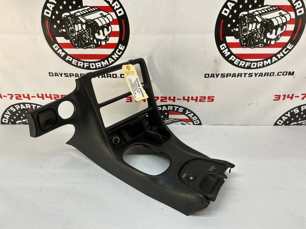2002 Chevy Corvette Convertible Center Console Radio Trim Bezel Shifter Plate OEM