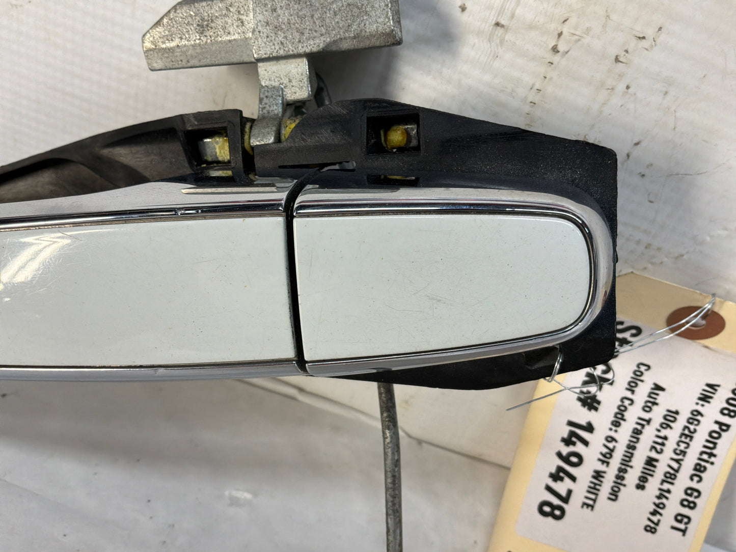 2008 Pontiac G8 G LH Driver Rear Exterior Door Handle