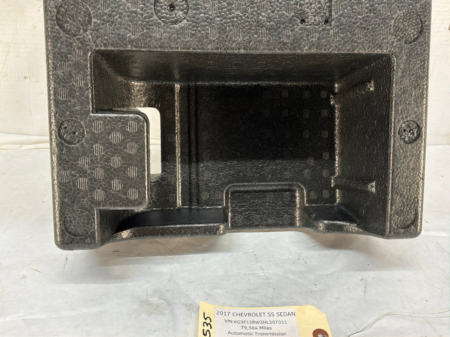 2017 Chevy SS Sedan Spare Tire Sealant Container & Compressor Assembly OEM