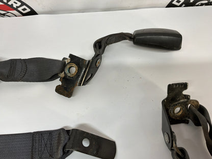 2006 Cadillac CTS-V RH, LH & Middle Rear Seat Belt Retractor Set w/ Buckles OEM
