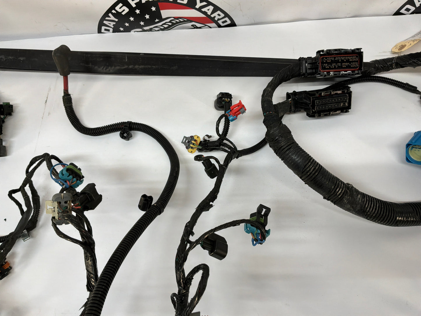 2007 C6 Corvette Convertible Engine Motor Automatic Transmission Wire Wiring Harness OEM