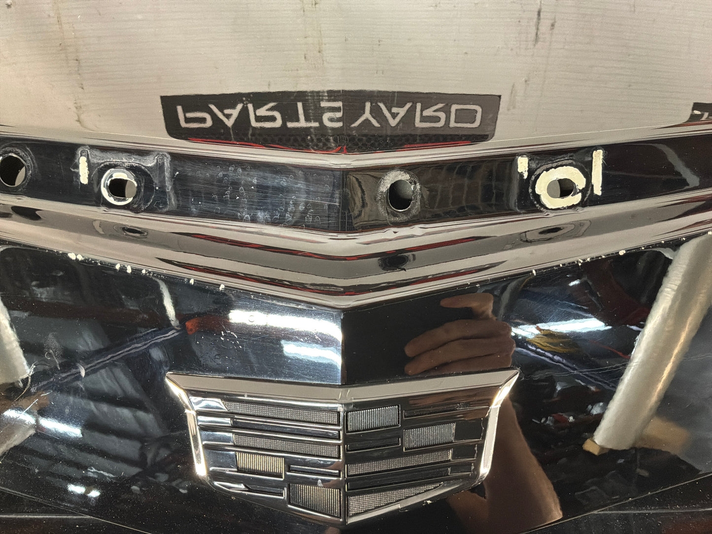 2011 Cadillac CTS-V Coupe Trunk Deck Lid Black OEM
