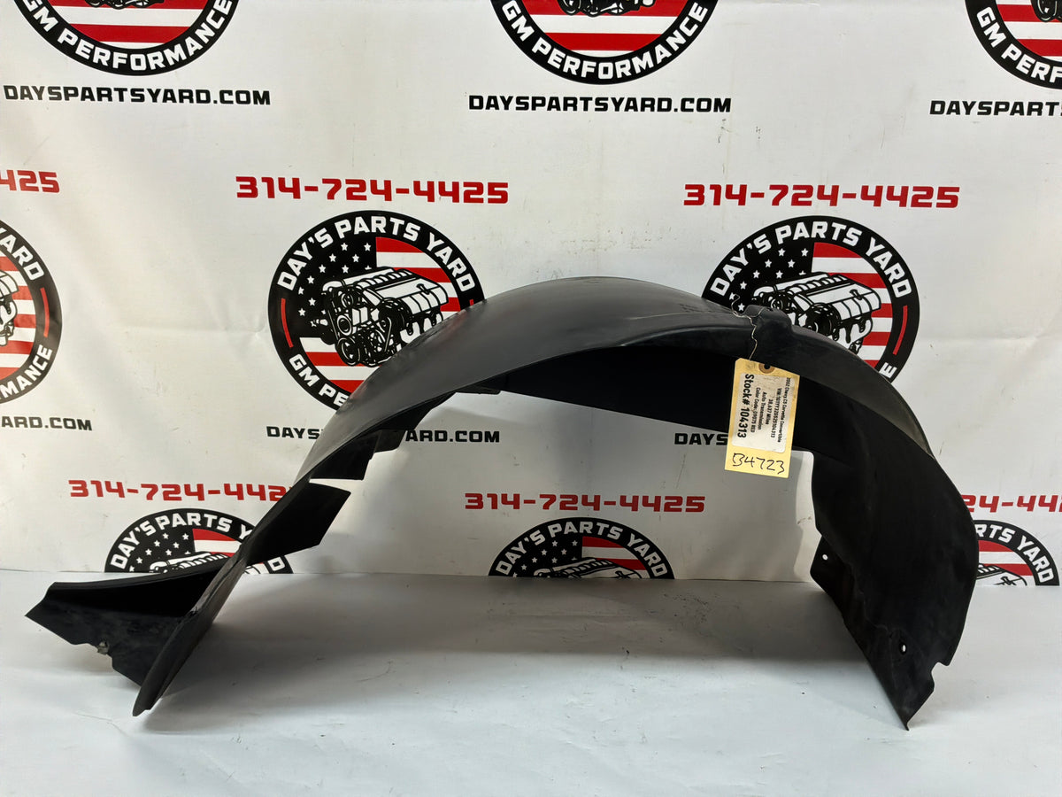 2002 Chevy Corvette Convertible LH Driver Rear Wheel Fender Liner OEM