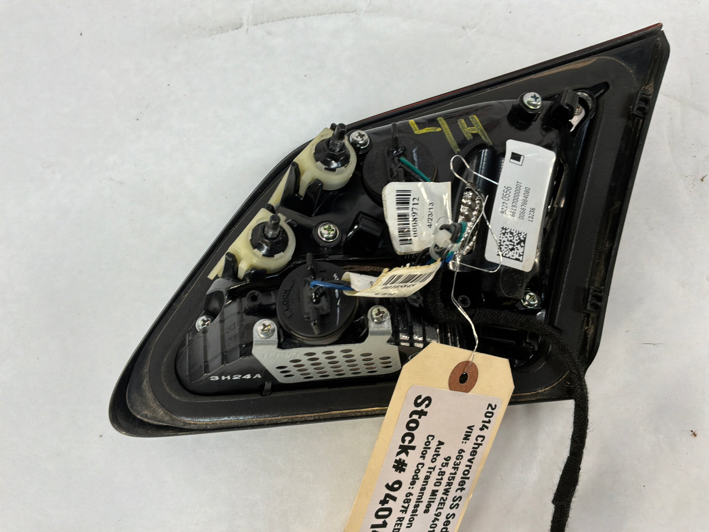 2014 Chevy SS Sedan LH Driver Inner Tail Light Taillight Lamp OEM
